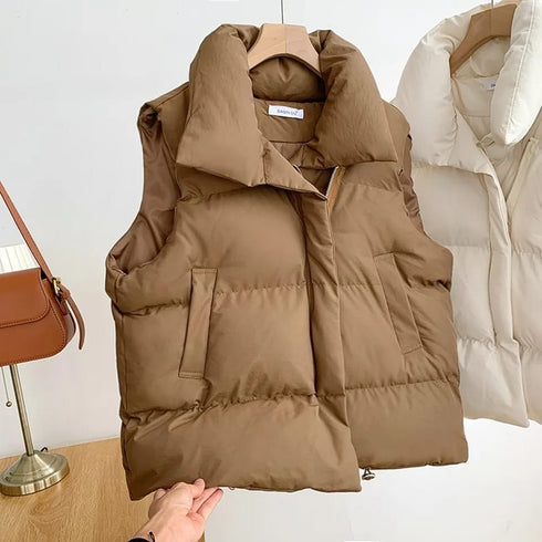 Puffer Salf Sleeve Jackets